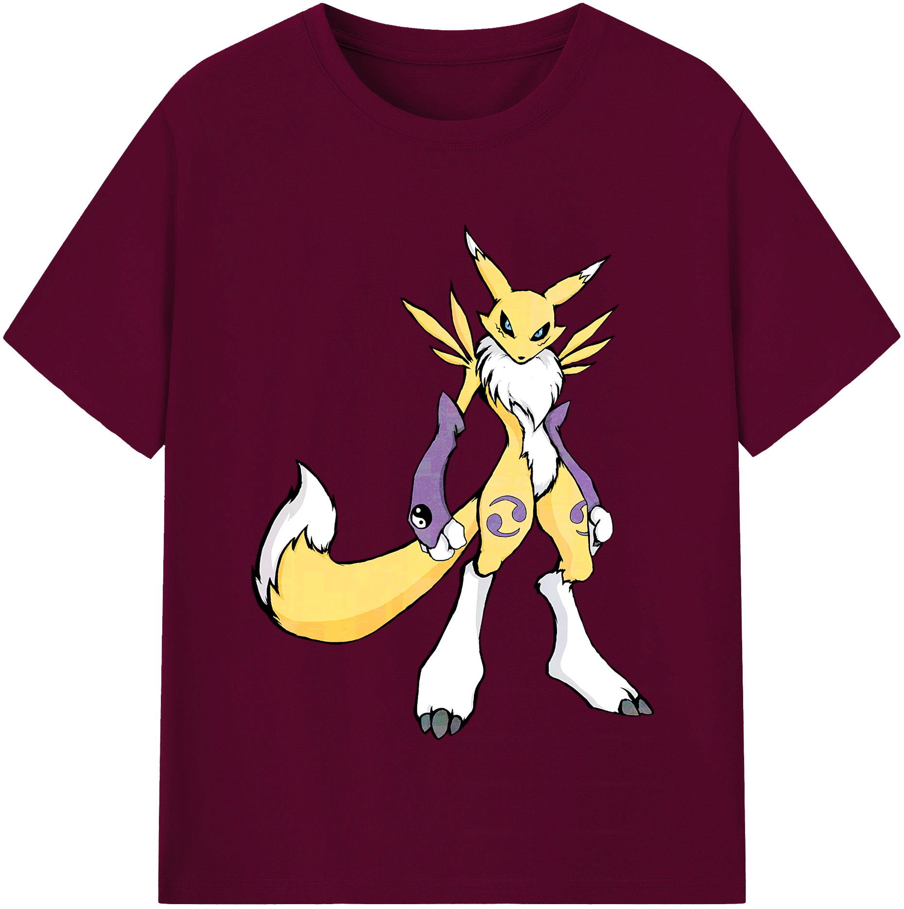 （画像用） Digimon デジタルモンスター/デジモン レディースカジュアルプリントTシャツ（綿100％）